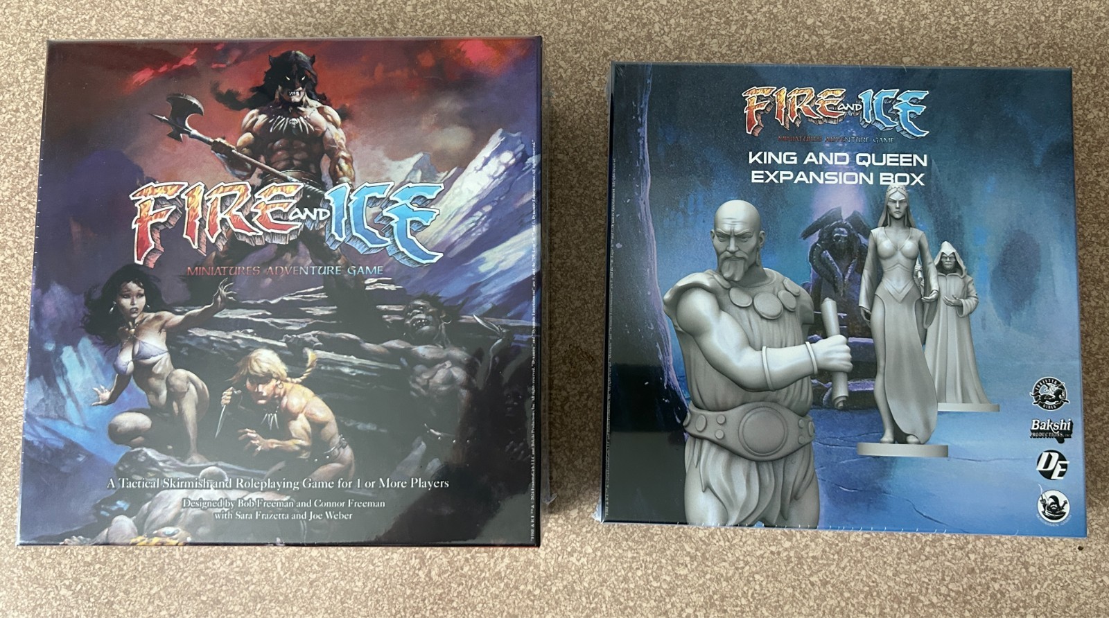 NEW Bordermen Games Fire & Ice Miniatures Game with King and Queen Expansion