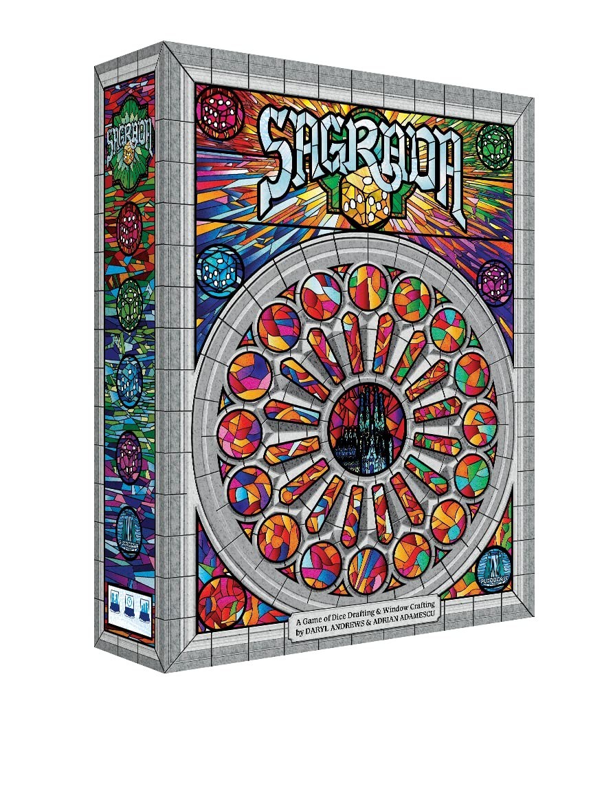 Sagrada Board Game – Family Dice Drafting Strategy Game for 1-4 Players, Ages 10