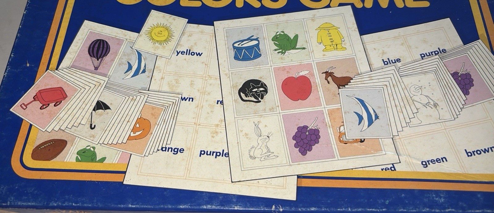 Vintage Captain Kangaroo Preschool 1987 School Zone Complete Colors Game