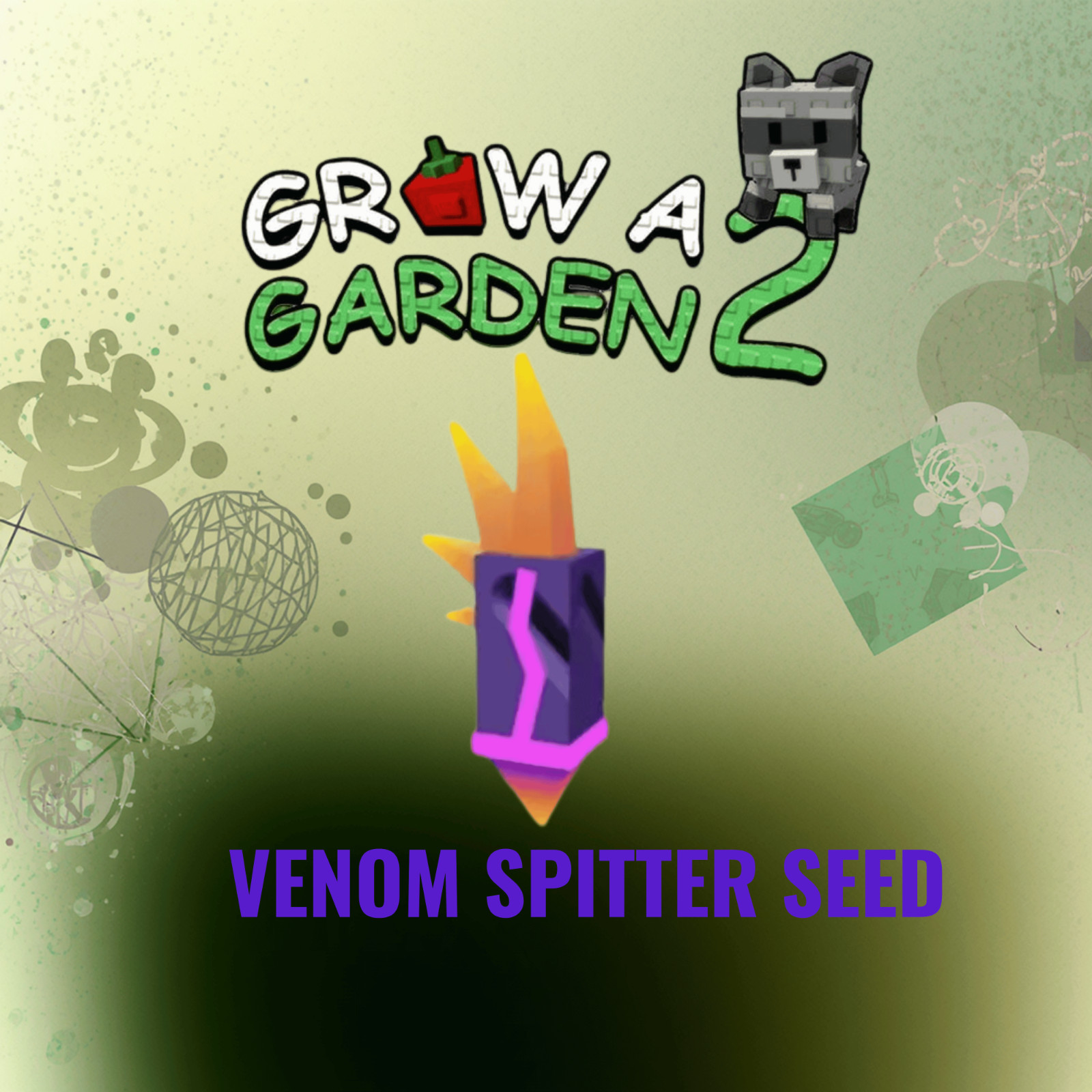 🌱 Grow a Garden 2 Roblox —VENOM SPITTER SEED 🔥 SUPER FAST DELIVERY