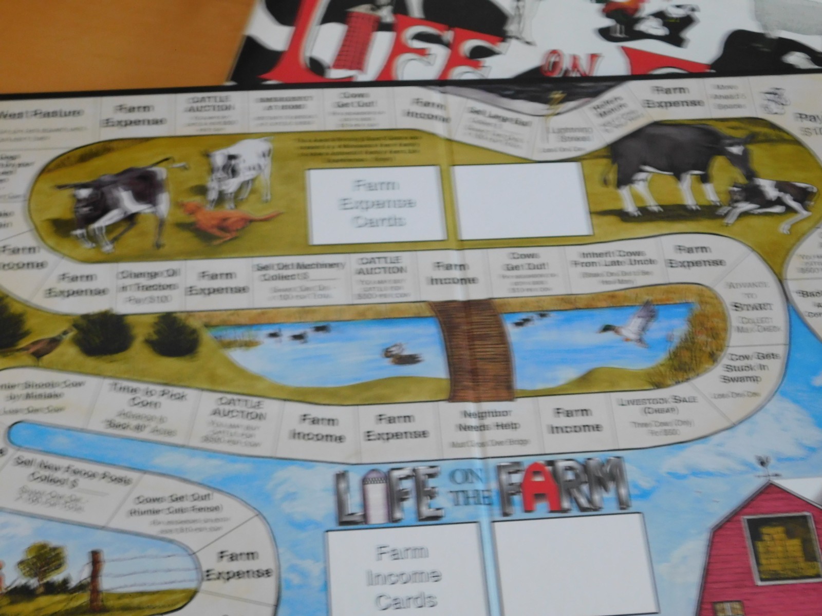Life on the Farm Board Game COMPLETE 1999 W R Fun Games Farming Animals