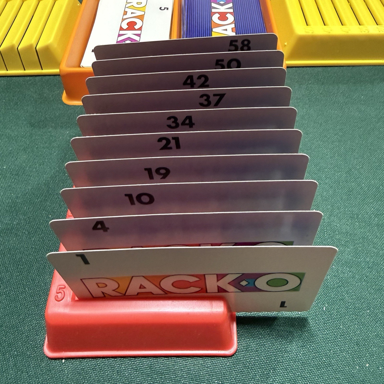 Racko Vintage Milton Bradley Racko Card Game 1987 Complete Family Fun Ships Free