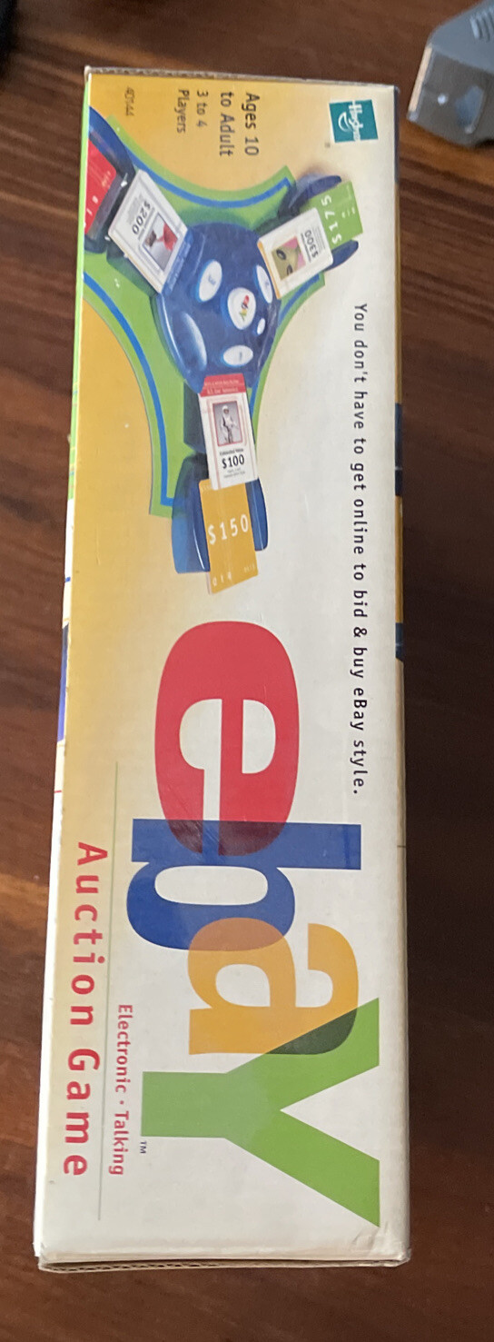 RARE eBay Auction Electronic Talking Board Game. Hasbro 2001 Complete. Open Box.