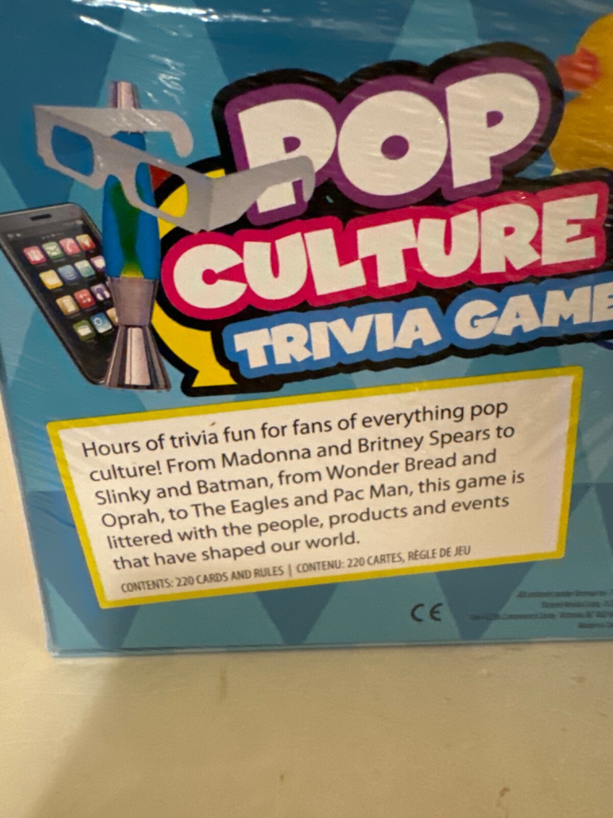 Pop Culture Trivia Game Fashion Fads & Crazes new sealed Ages 12 Up 2+ Players