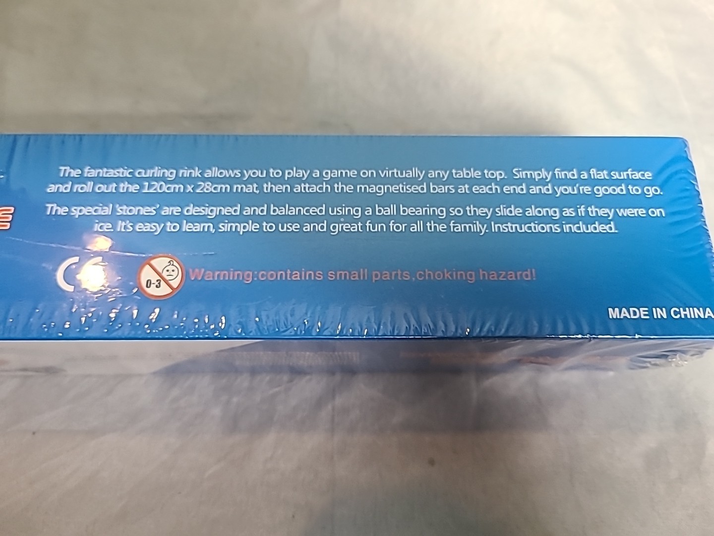 Table Top Curling Game- Foats Sealed- Family Fun-Any Age- Take Any Where