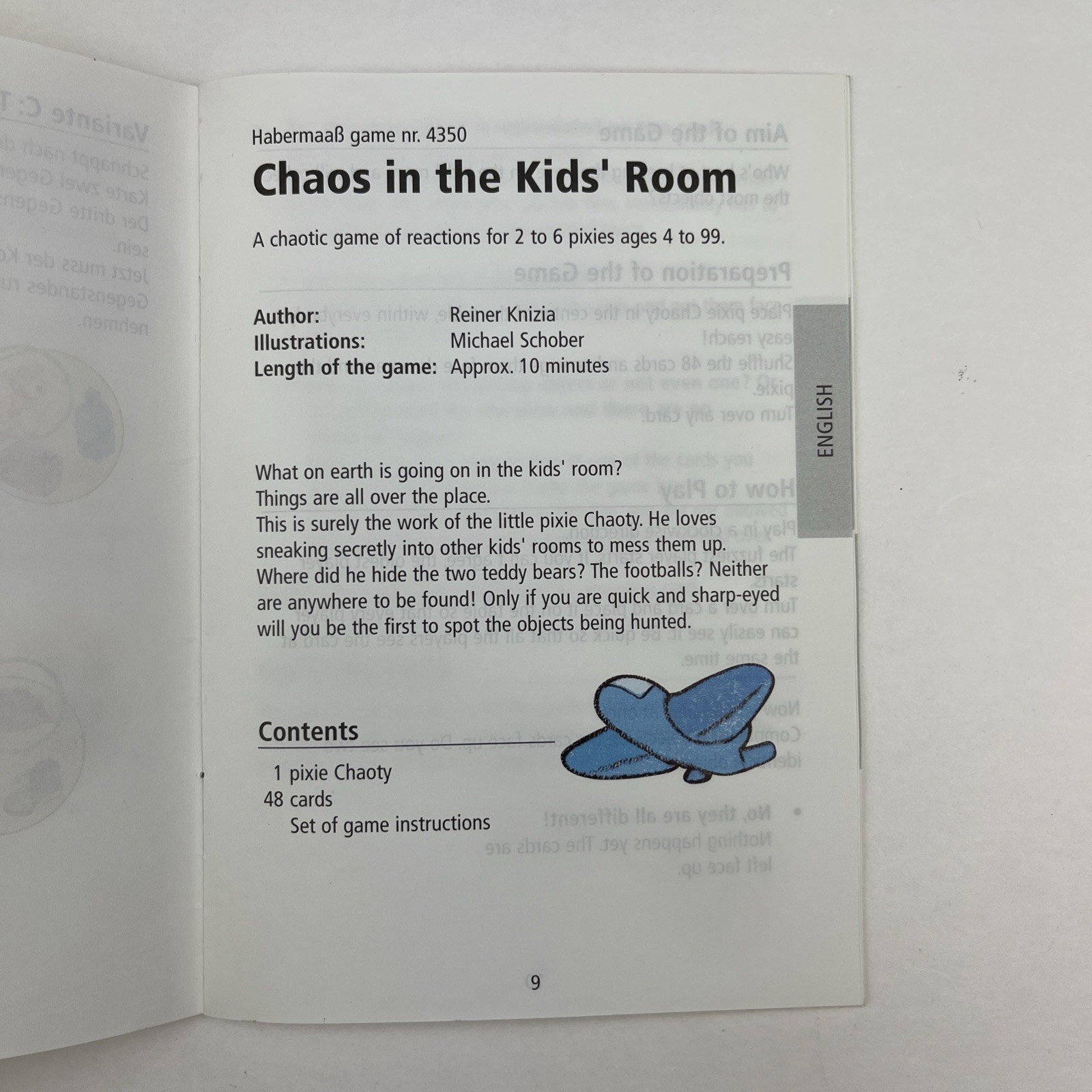 HABA Chaos in the Kids’ Room 2006 Children’s Tile Matching Game Germany COMPLETE