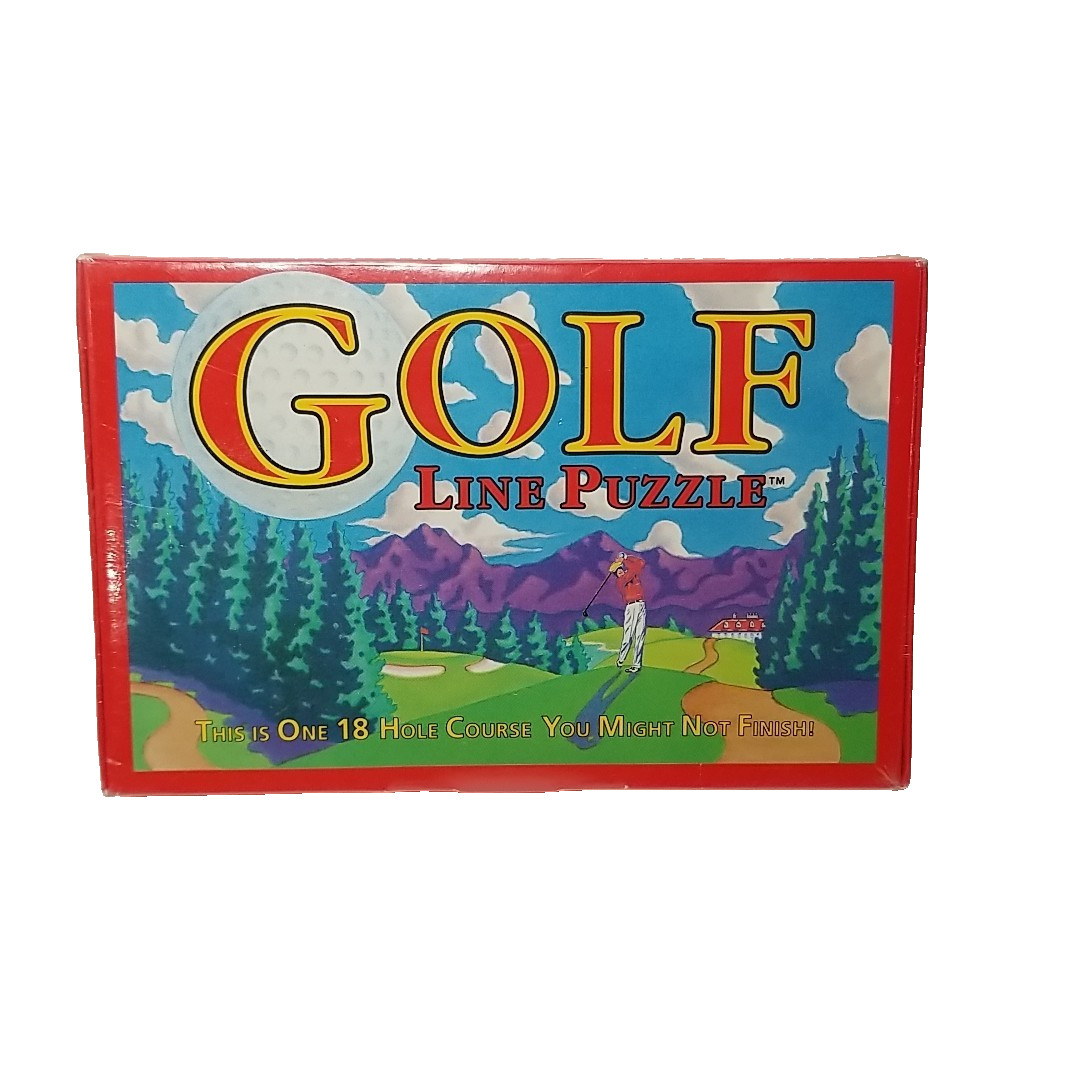 GOLF LINE PUZZLE – This 18 Hole Course You Might Not Finish – Binary Arts 1994