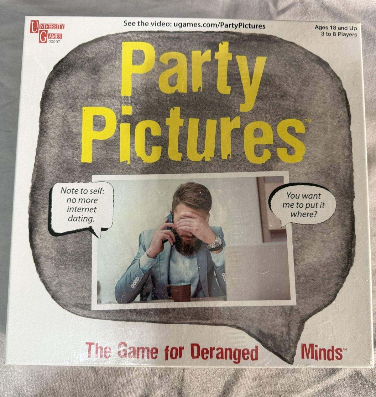 Party Pictures Board Game New Sealed University Games Adult Party Game