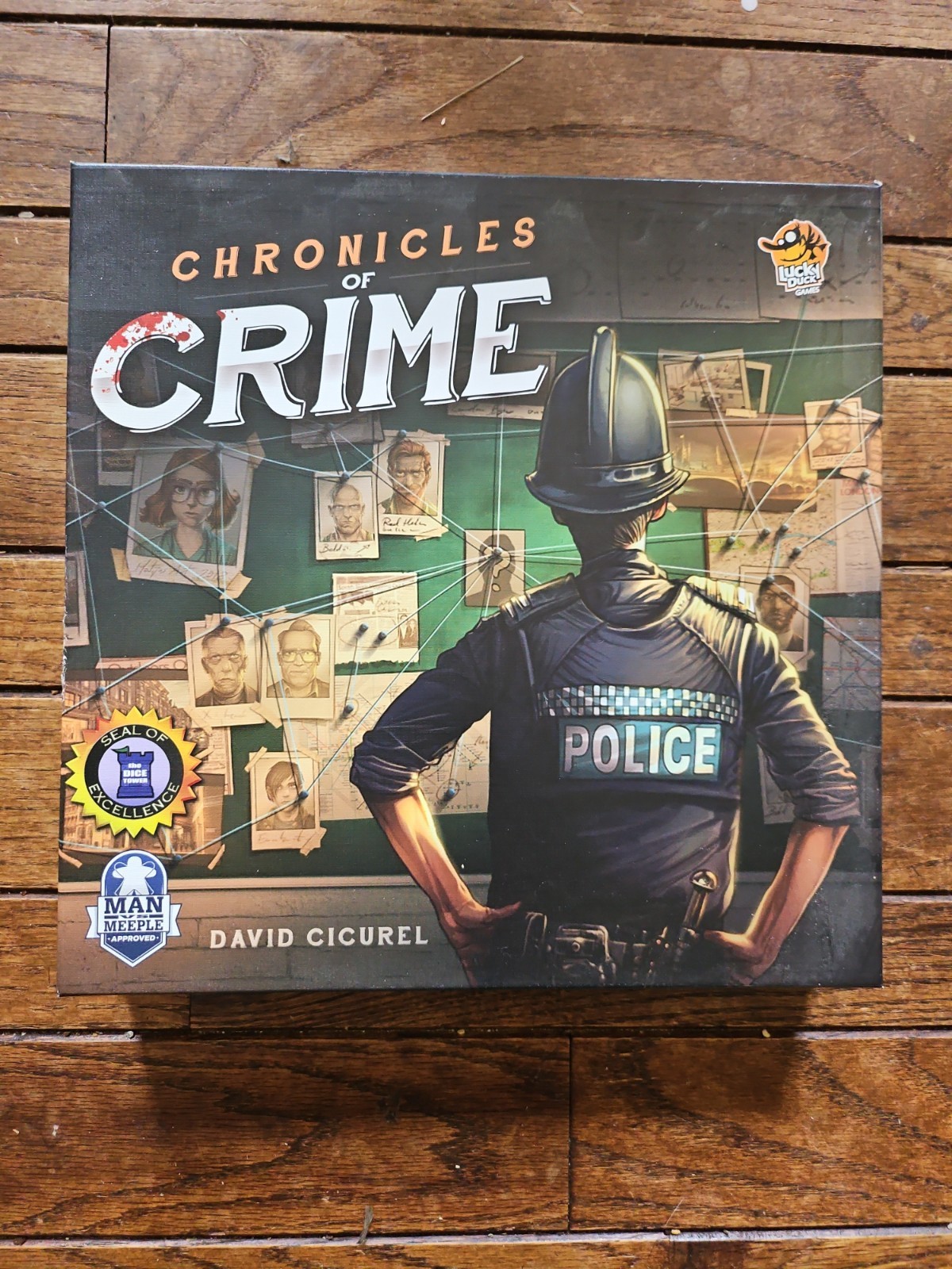 Chronicles Of Crime Base Game. Used, EXCELLENT. Lucky Duck Games.