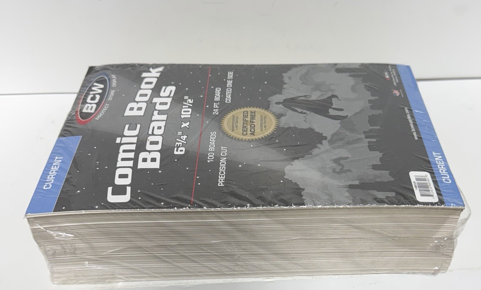 BCW Current Comic Backing Backer Boards Pack of 100 6 3/4 X 10 1/2 NEW