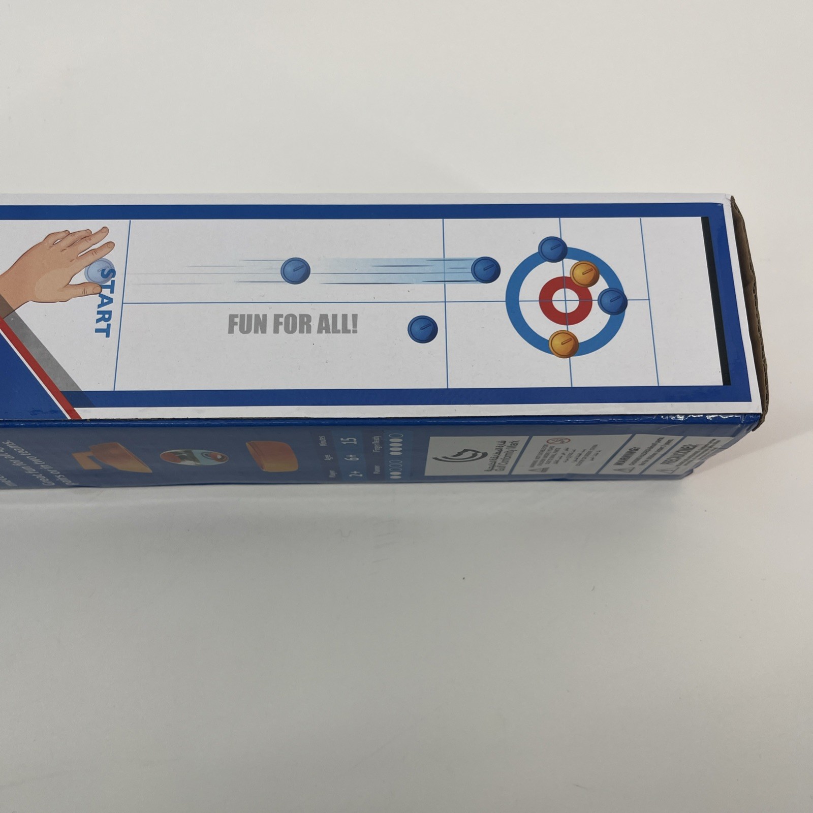 Tabletop Travel Size Curling Game Yi MA Toys 2+ Players New Sealed