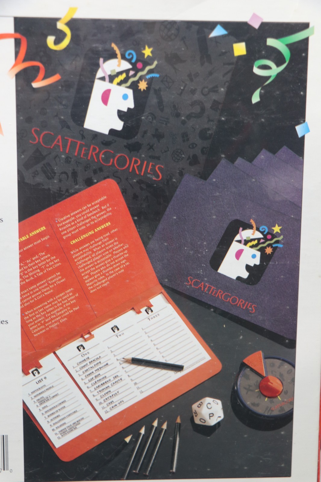 The Game Of Scatergories 1999 Hasbro NEW SEALED