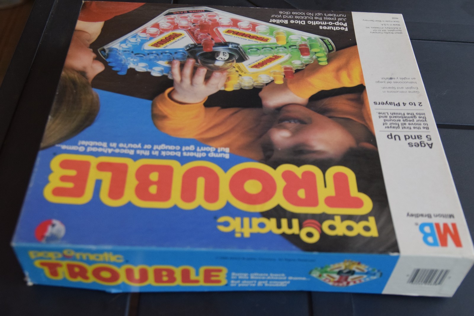 Vintage Pop O Matic Trouble Board Game (1986) Milton Bradley Complete & Working