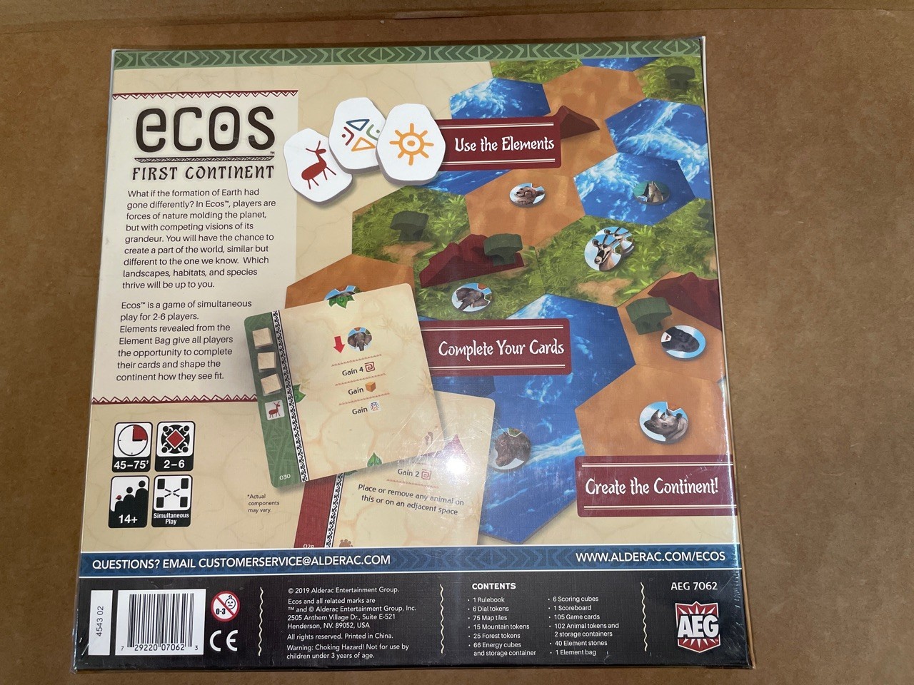 ECOS: First Continent Board Game (Alderac Entertainment 2019) NEW/SEALED