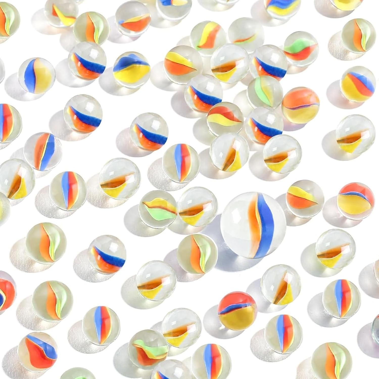Creative 61PCS Glass Marbles Game Set – Perfect for Indoor Fun & Learning