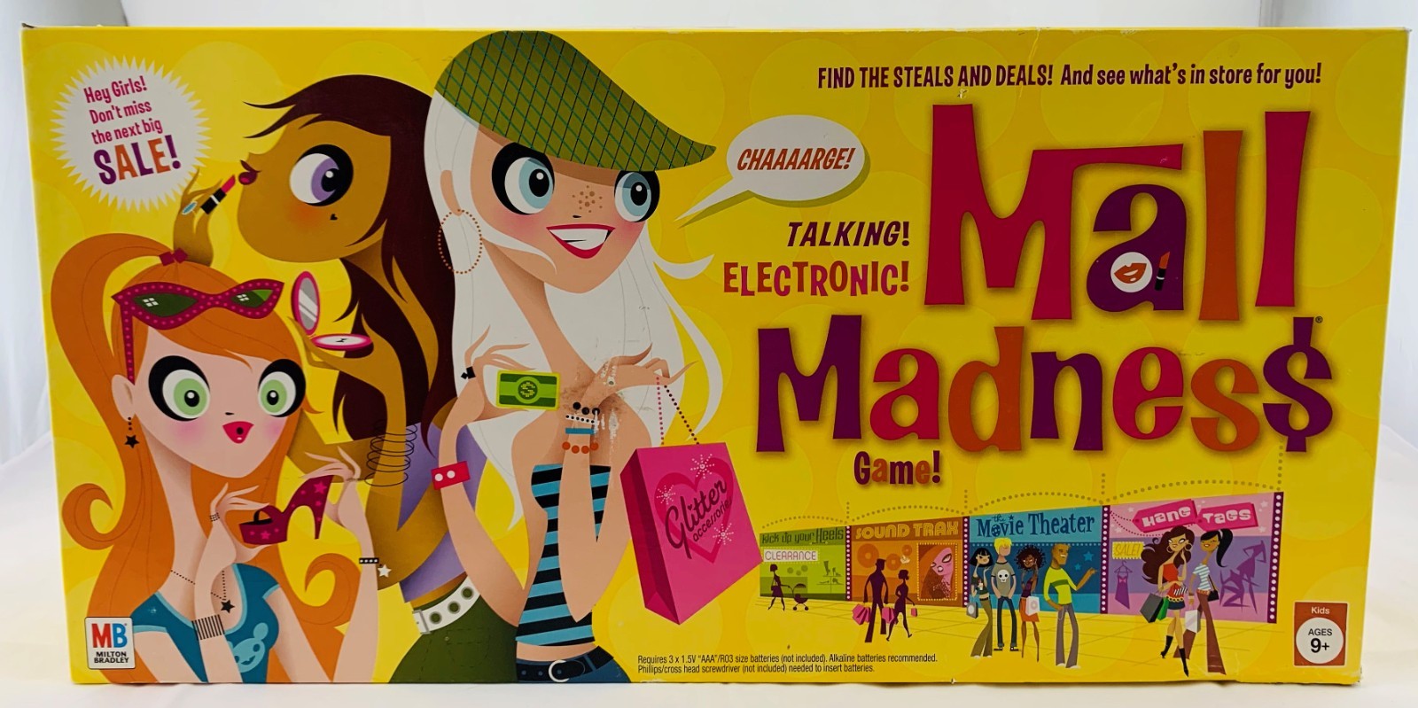 2005 Mall Madness Game Milton Bradley Complete Working Great Condition FREE SHIP