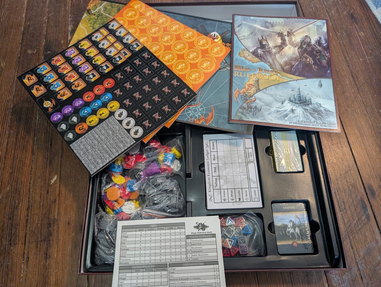 War of Kings A Medieval Strategy Board Game 2-6 Players