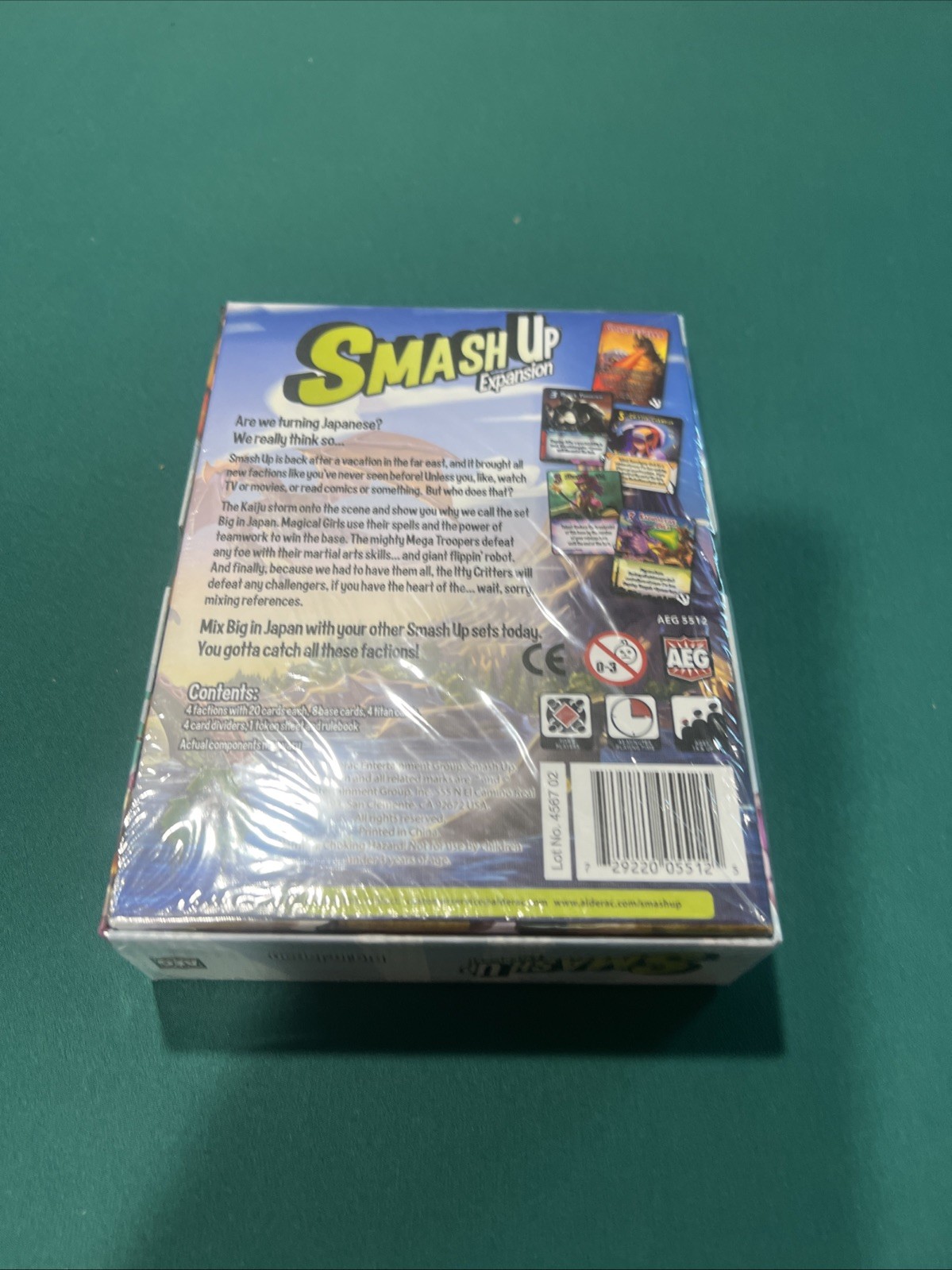 Smash Up Board Game Expansion Big In Japan Brand New Sealed NIS