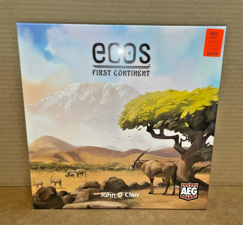 ECOS: First Continent Board Game (Alderac Entertainment 2019) NEW/SEALED