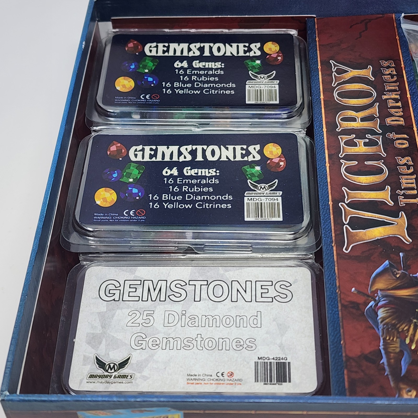 Viceroy + Times of Darkness Exp KS Gemstone Upgrade Sleeves OOP Open Box New