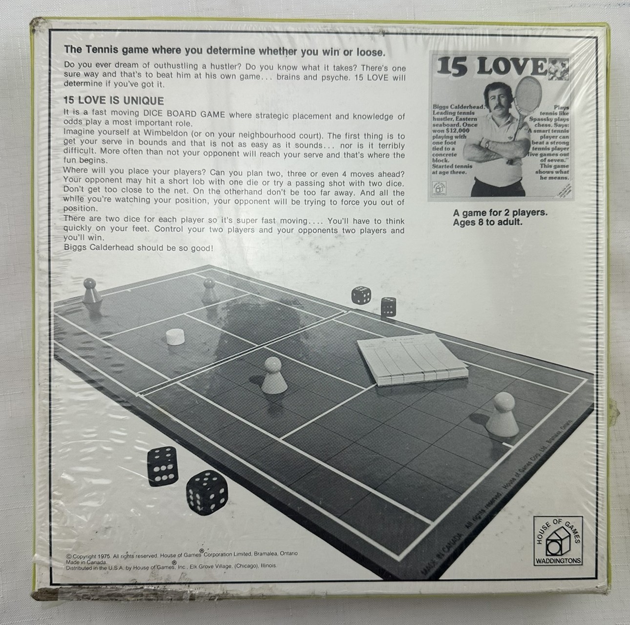 1974 15 Love Game by Waddington Brand New Sealed FREE SHIPPING
