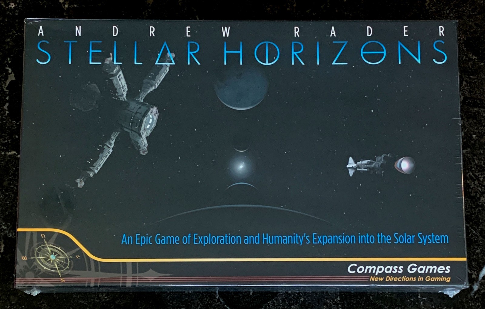Stellar Horizons Board Game – Space Exploration – Compass Games 1113 – Sealed