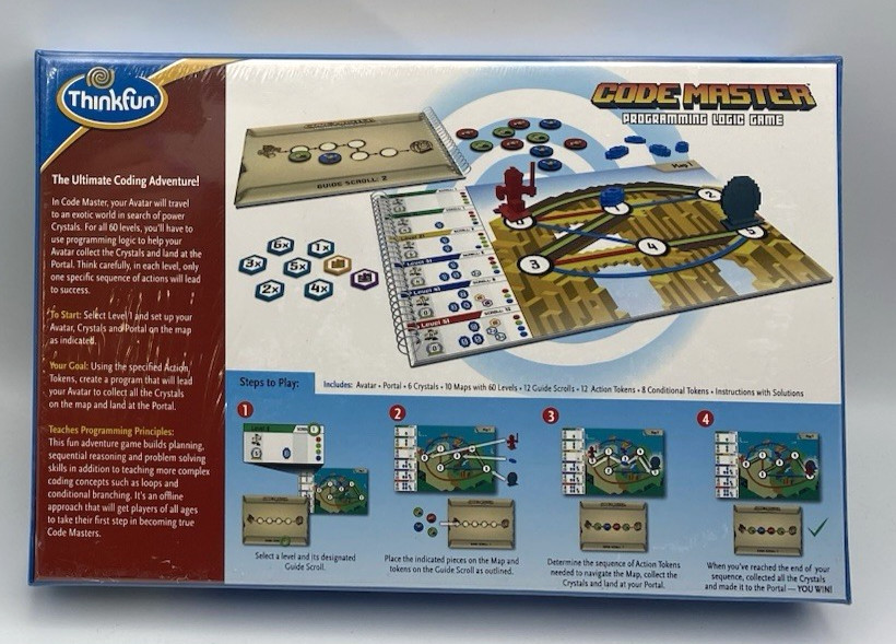 ThinkFun Code Master Programming Logic Game Ignite Your Mind Strategy Sealed NIP