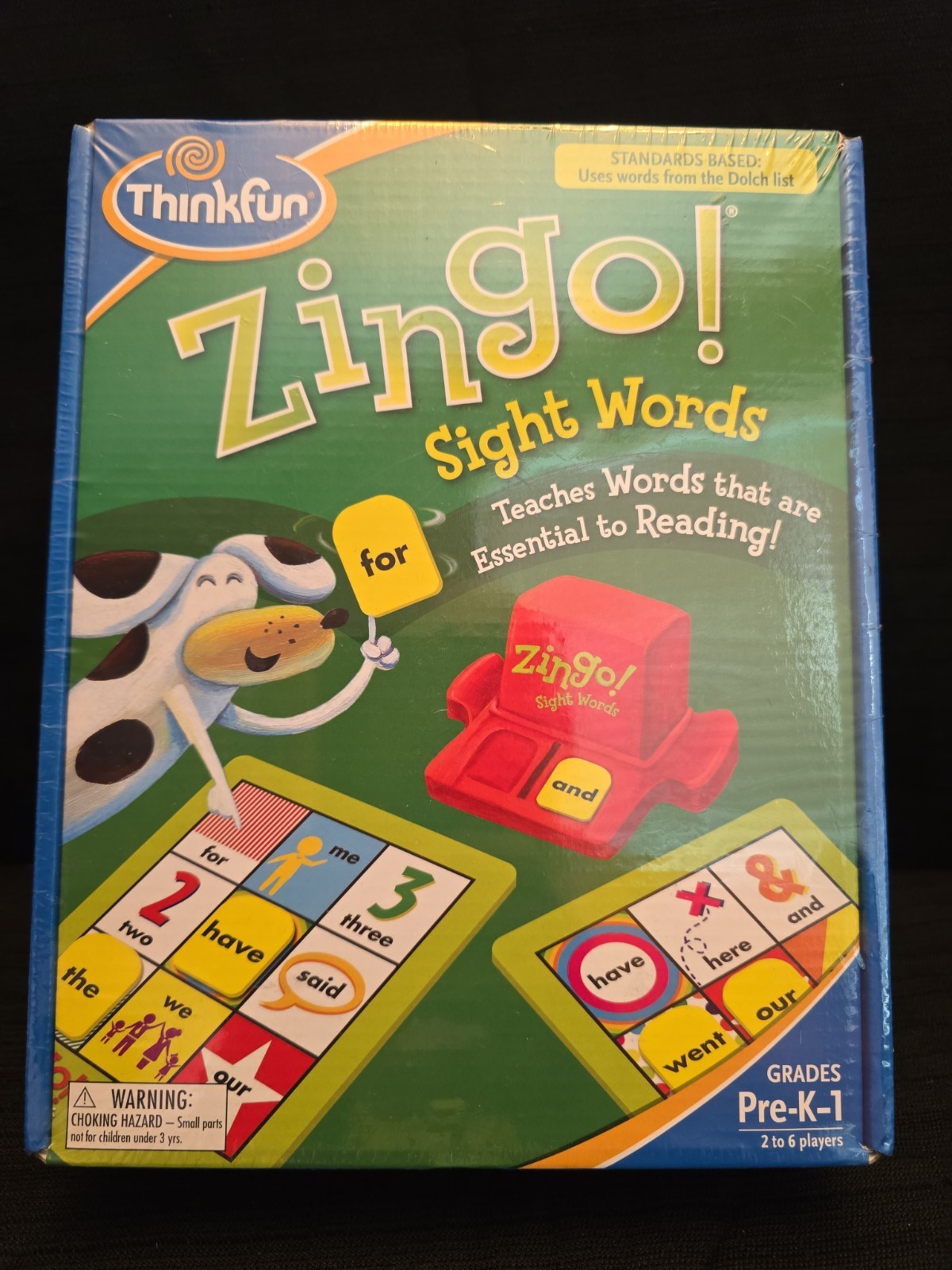 NEW AND SEALED THINKFUN ZINGO! SIGHT WORD GAME