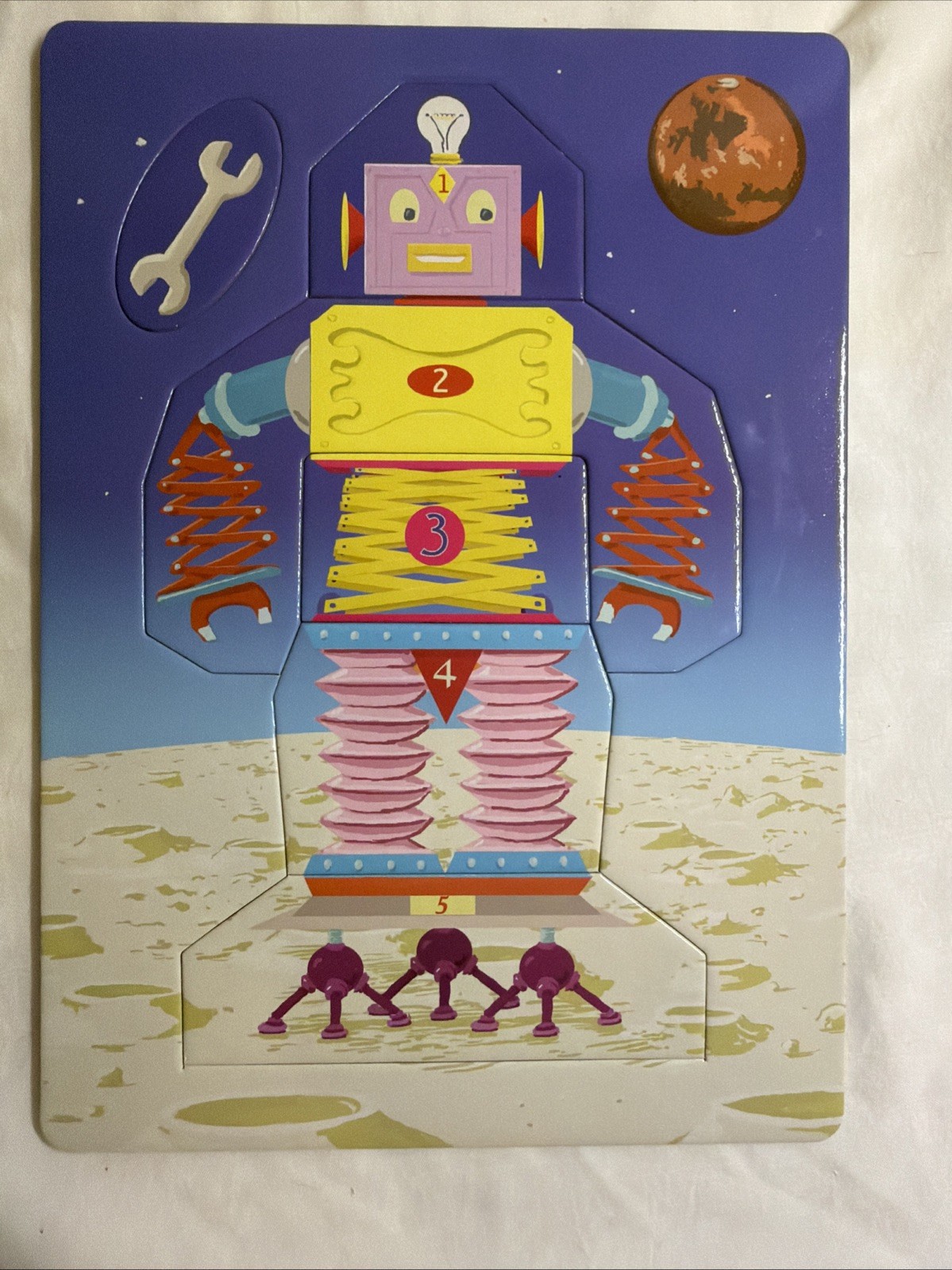 Eeboo Build a Robot Spinner Board Game – 100% Complete
