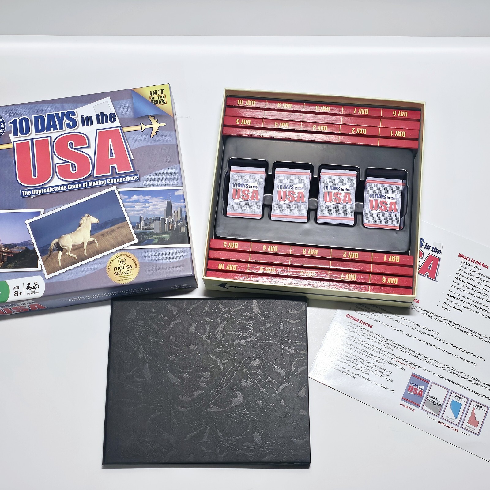 10 Days in the USA Out of Box The Box Games Complete Excellent Condition