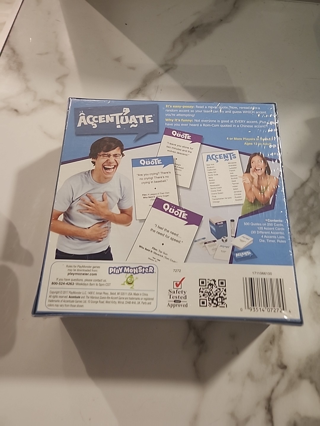 Accentuate, Guess-the-Accent Game Play Monster