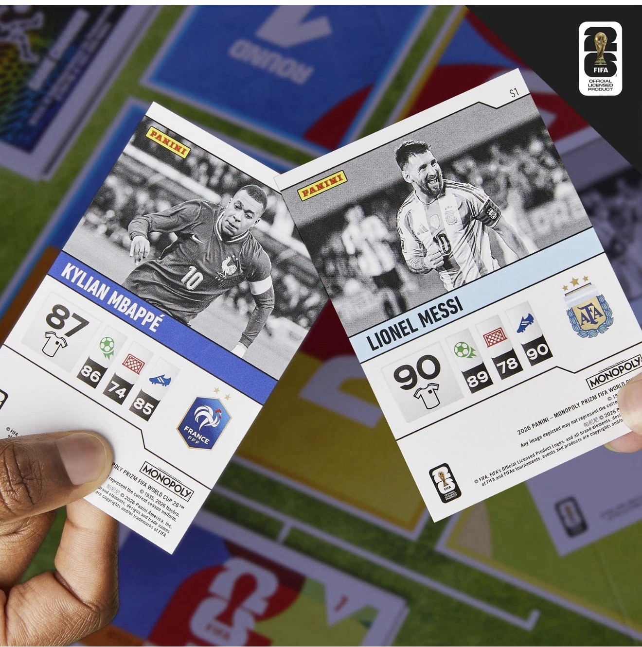 Monopoly – Panini Prizm Packs FIFA World Cup Soccer 2026 Board Game
