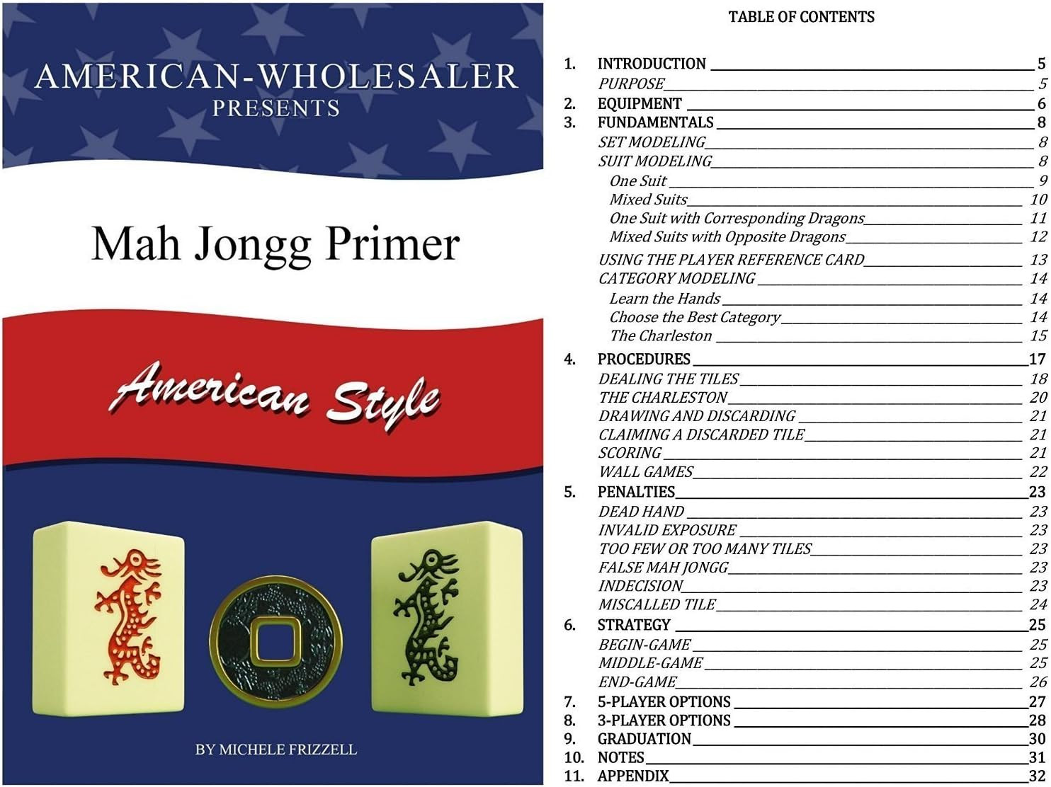 NEW! – American Mahjong Set – 166 White Tiles (All-In-One Rack/Pushers), Silver