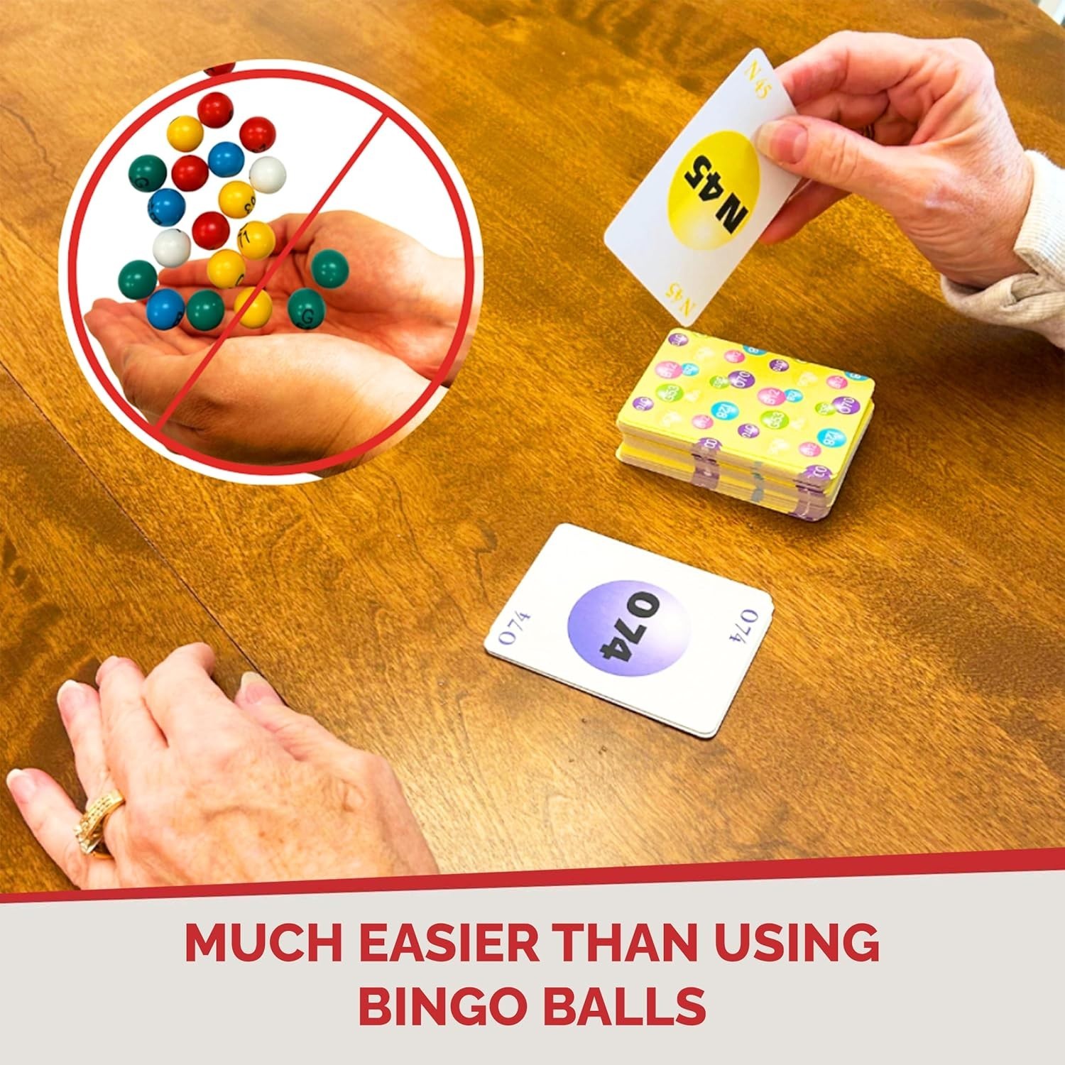 Mr Chips Durable Bingo Cards Set – 75 Reusable Plastic-Coated for Any Game Night