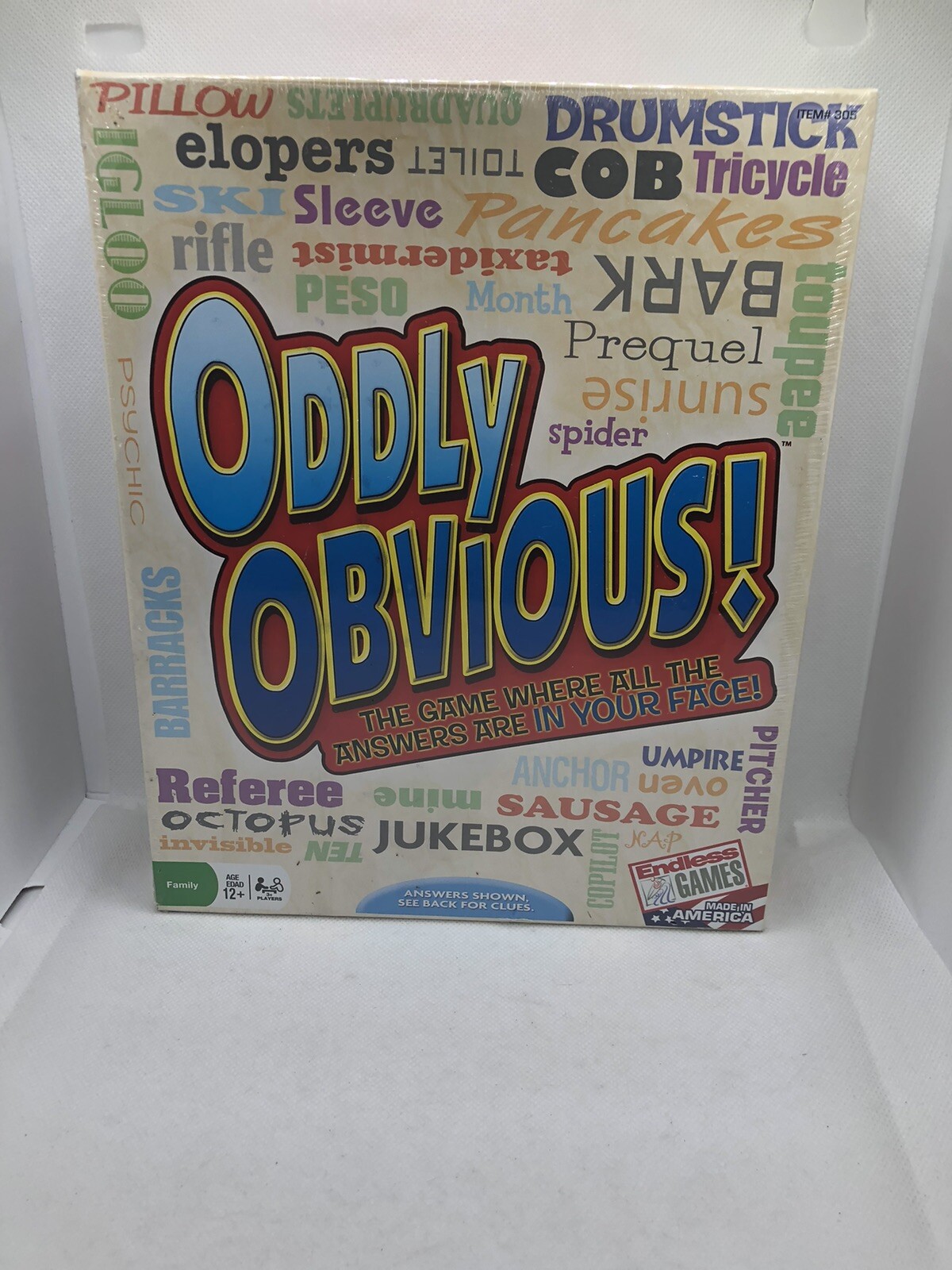 Oddly Obvious! Endless Games Card Game Party Family Factory Sealed NEW