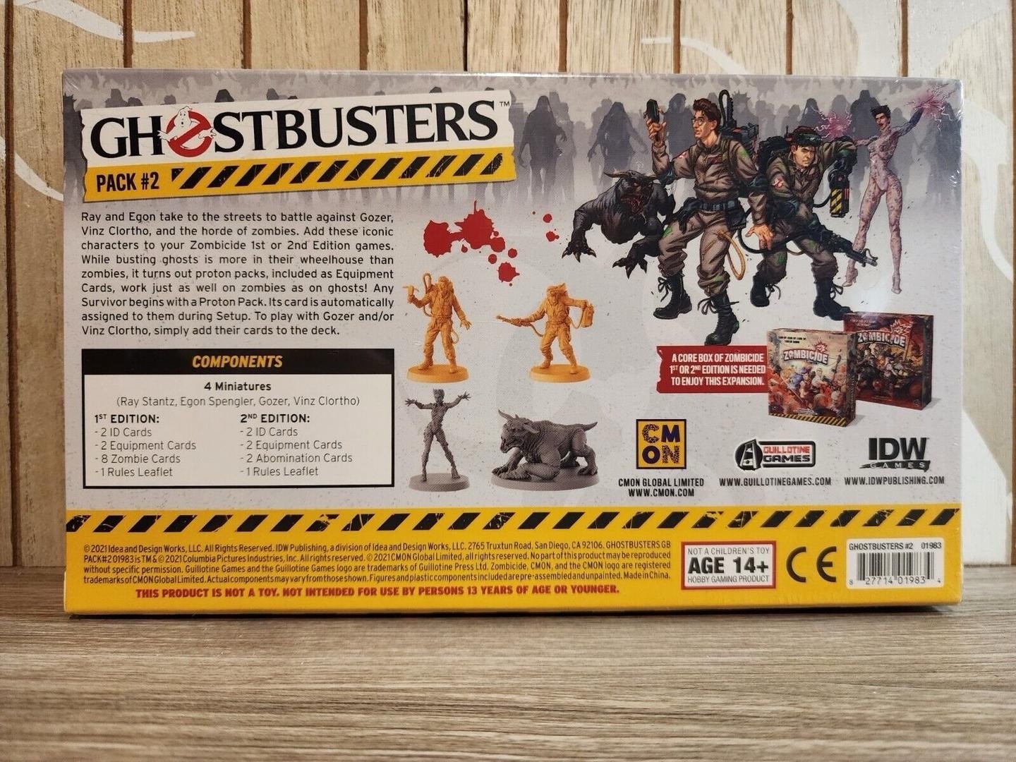 Zombicide Ghostbusters Pack 1 2 3 Complete Bundle CMON New Sealed Stay Puft