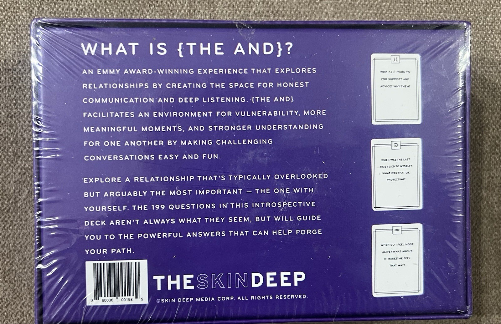 The { }And Self Edition 199 Questions From Skin Deep – New Sealed