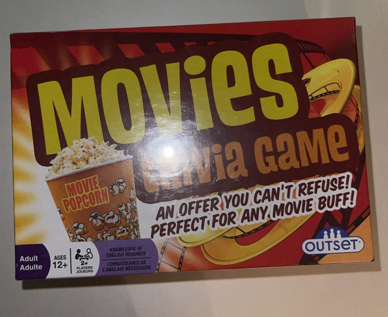 BRAND NEW Movies Trivia Game Outset 2018 Sealed