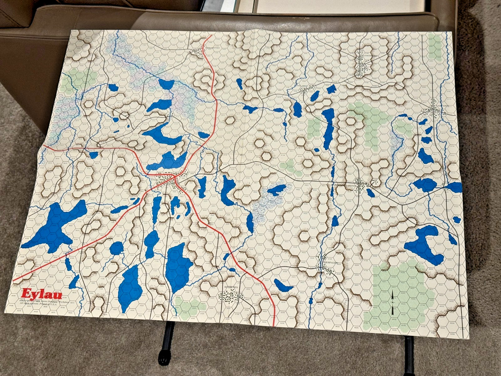 GDW Napoleonic Wargame Eylau 1980 COMPLETE