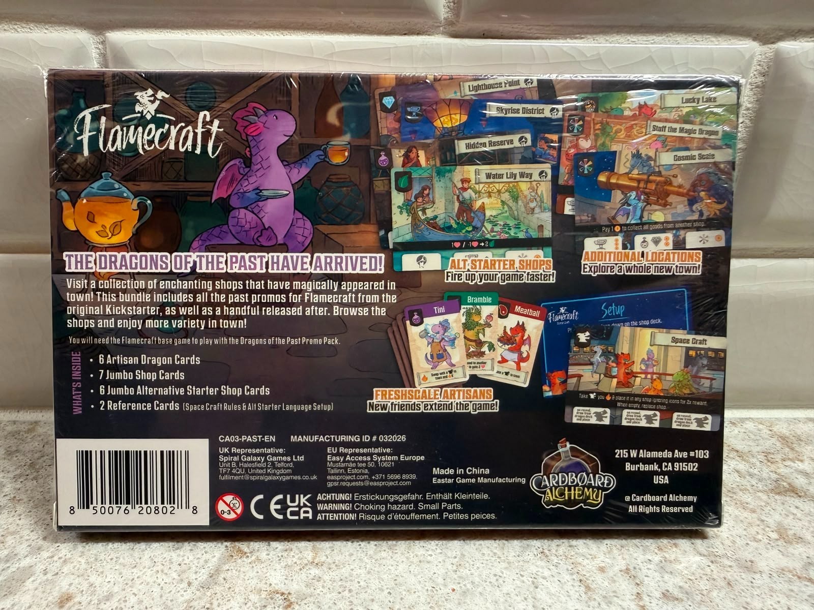 Flamecraft: Dragons of the Past Promo Pack – SEALED – IN HAND