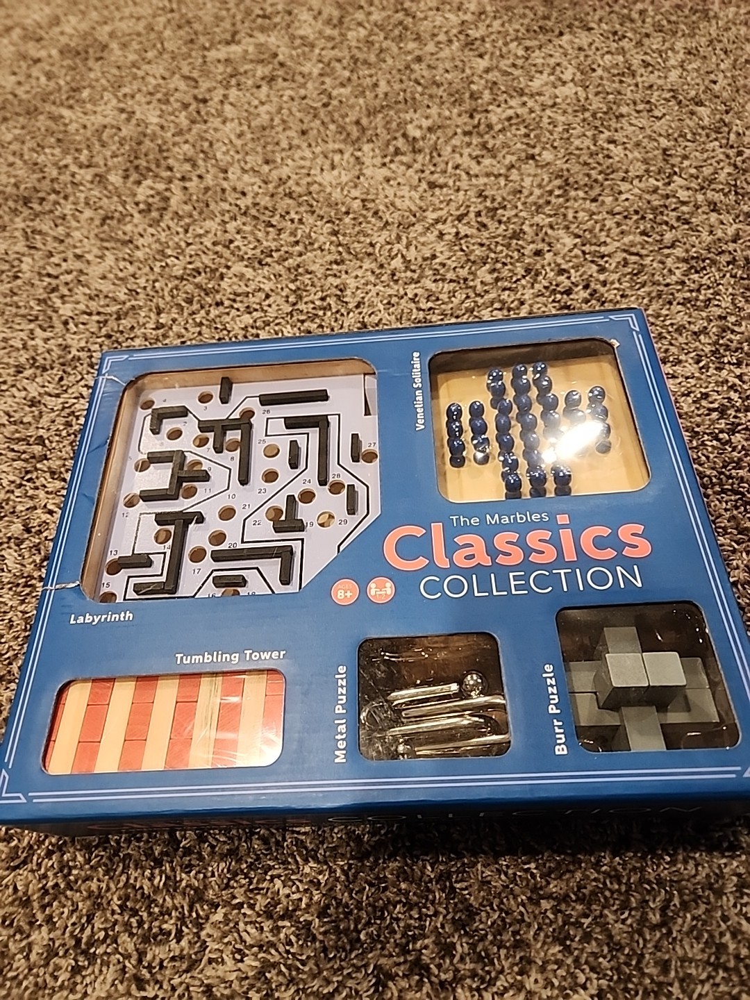 NIB Marbles Brain Workshop Classics Collection Labyrinth Tower Strategy Game