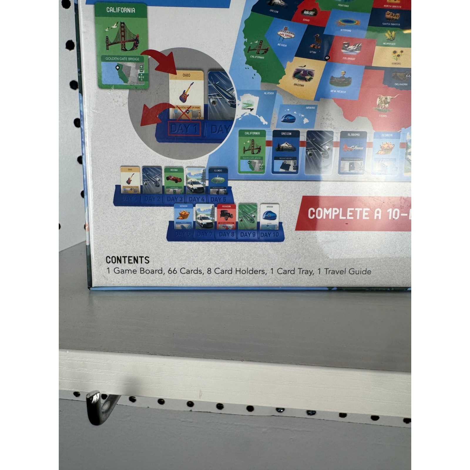 10 Days in the USA Board Game The Op Games New Sealed Gameschooling
