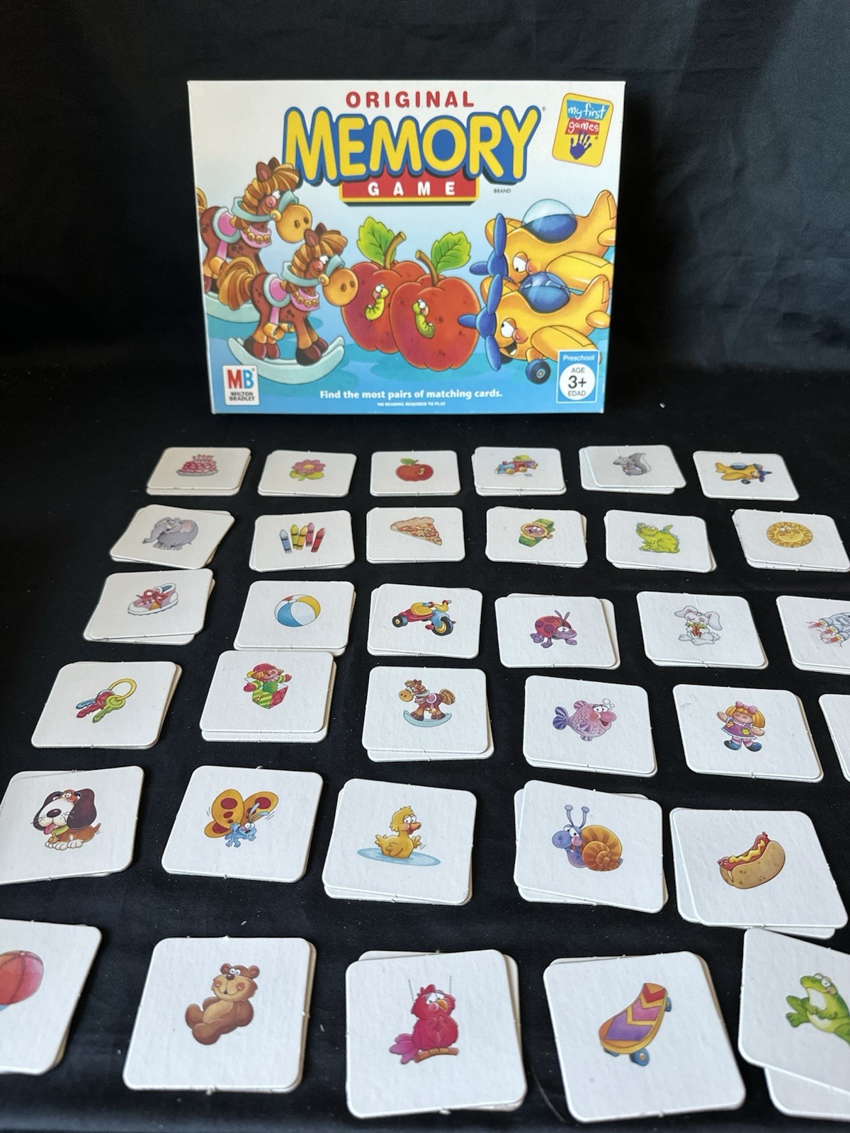 Original Memory Game Milton Bradley 2005 Complete Nostalgia Preschool 3+ Vintage