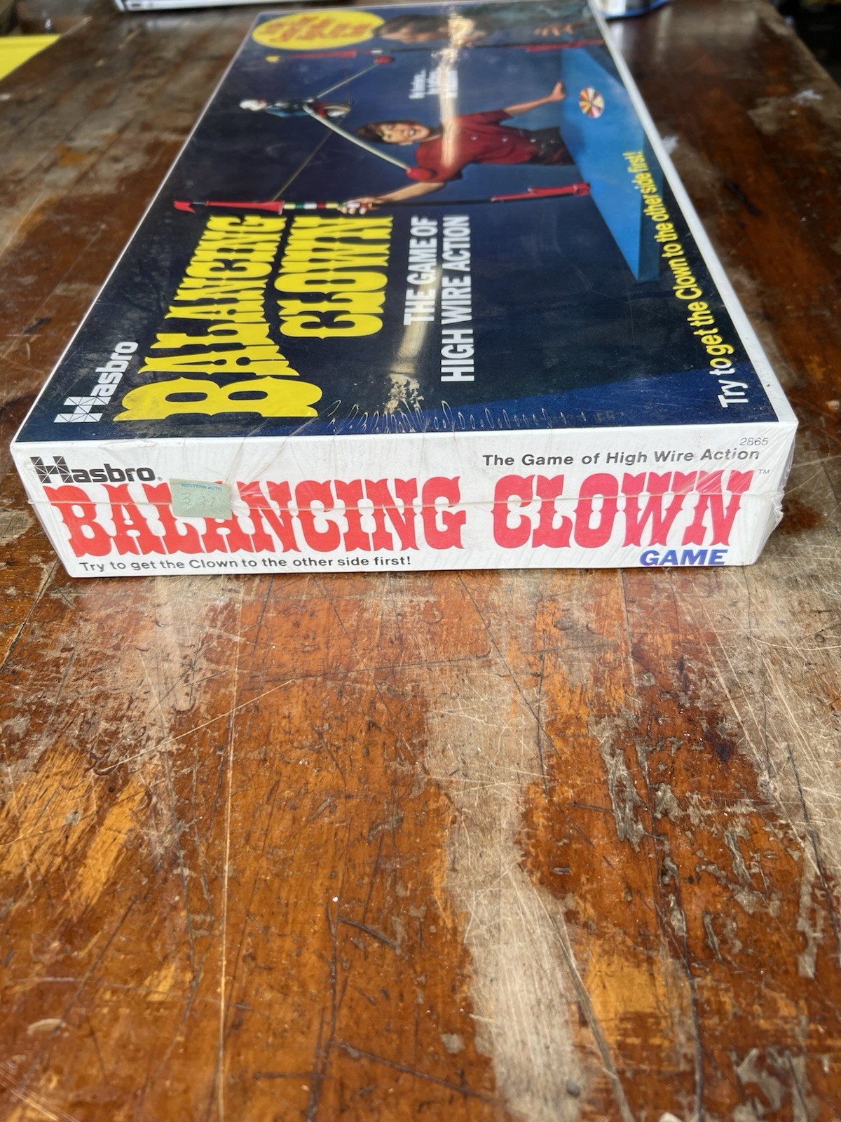 NOS New in Box Hasbro Balancing Clown Game 1969 High Wire Action Vintage