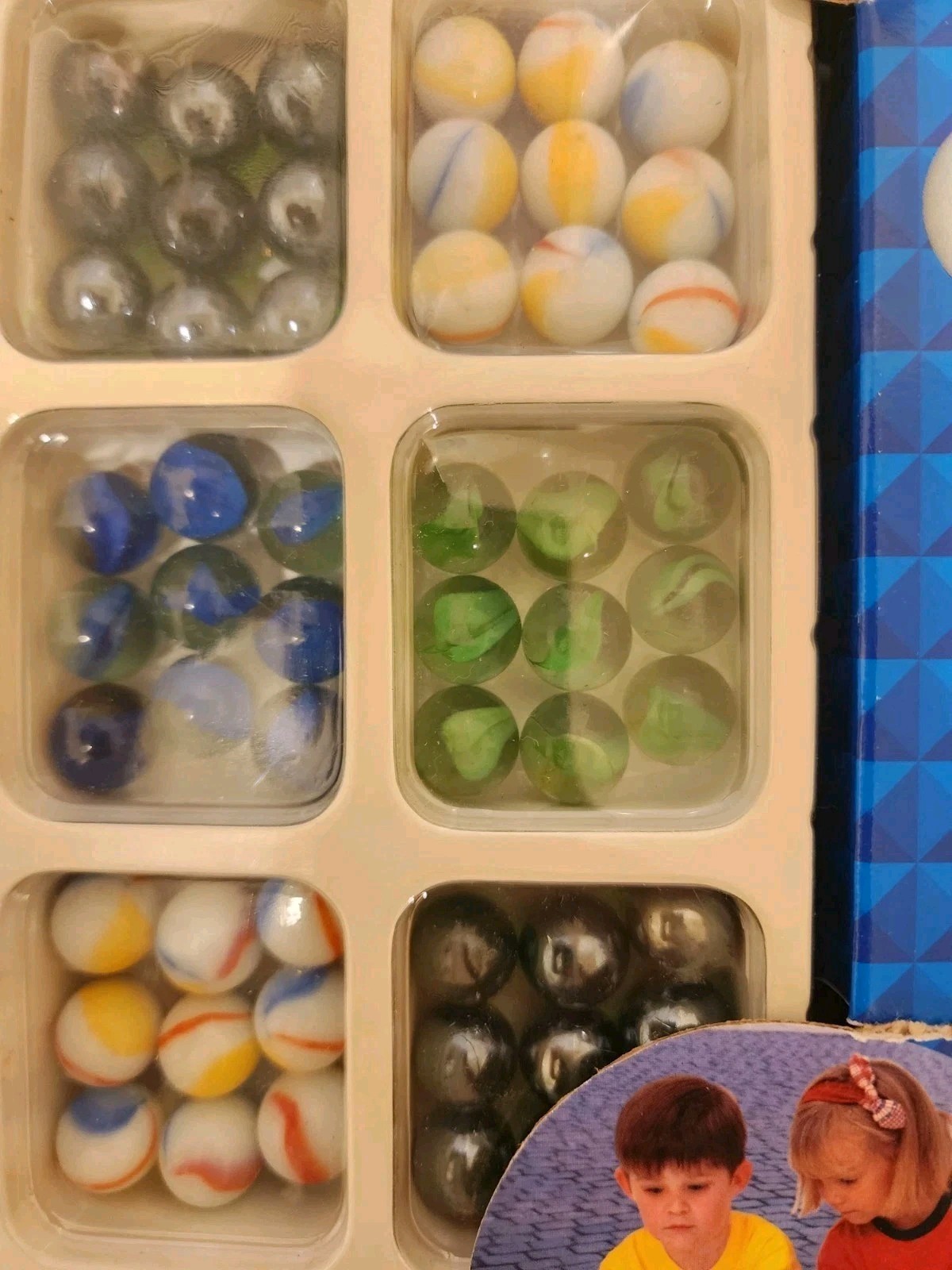 1997 Rare Vintage ​Winner Marbles 108 Piece Set Prosperity Ind. Co. New Sealed