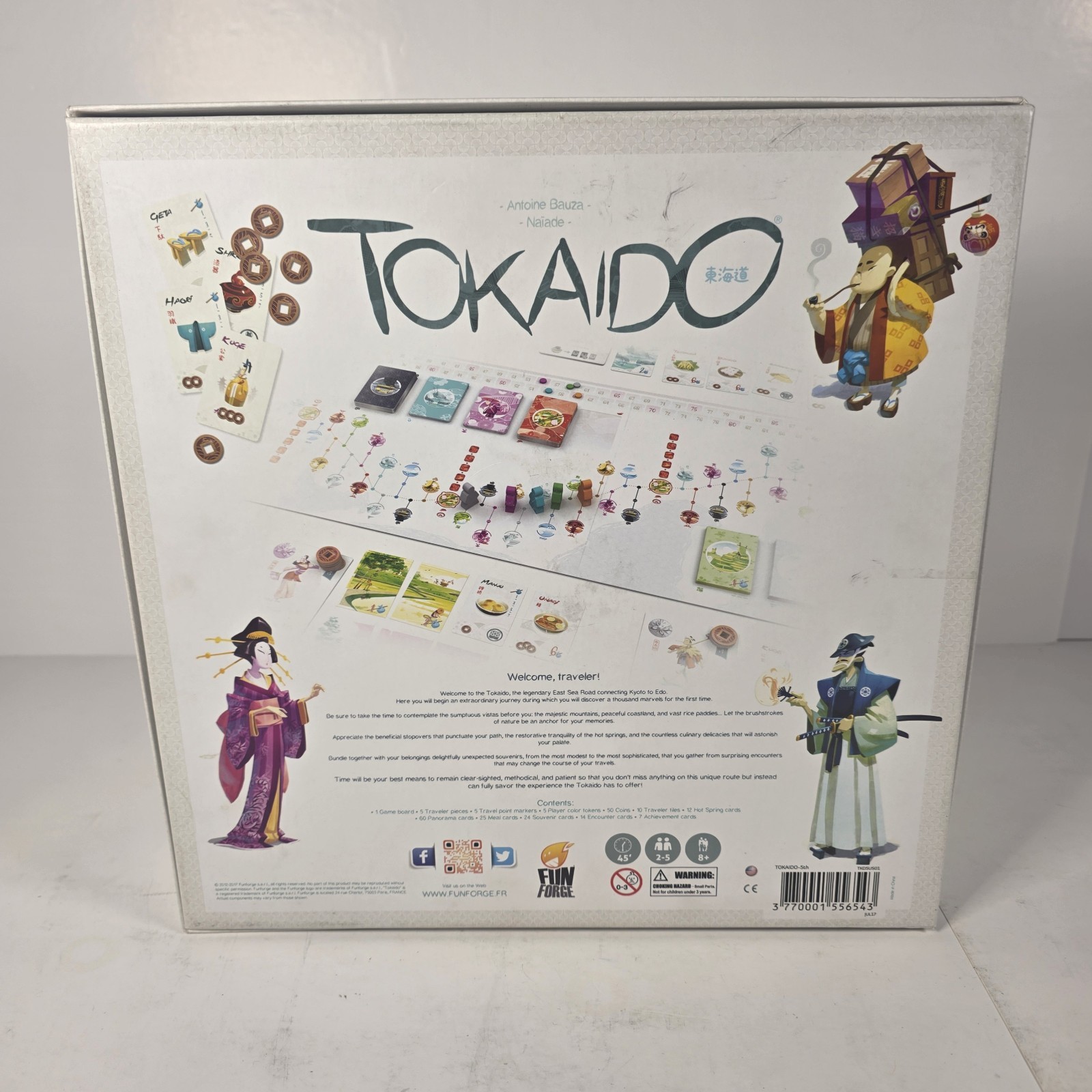 Tokaido – Board Game Used Complete Japan Japanesse Themed Boardgame