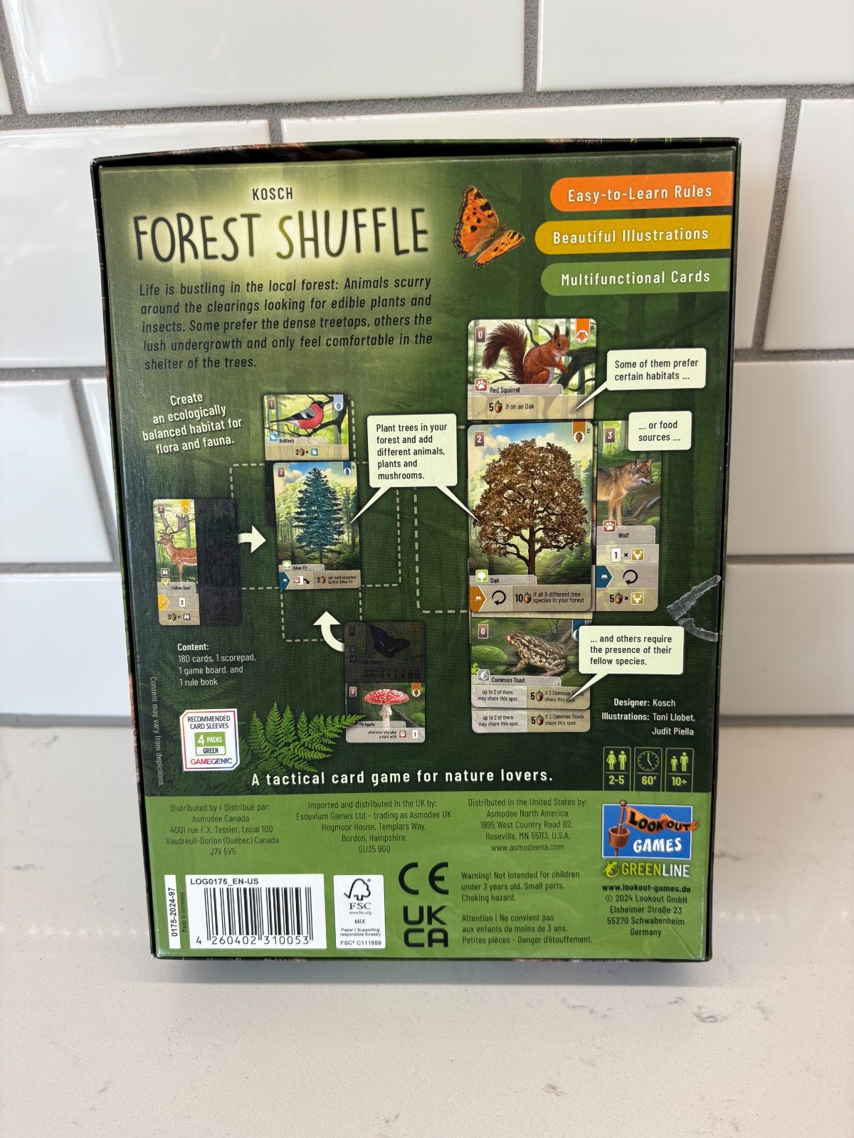 2024 Kosch Forest Shuffle Card Game Lookout Games Open Box but Never Used Age10+