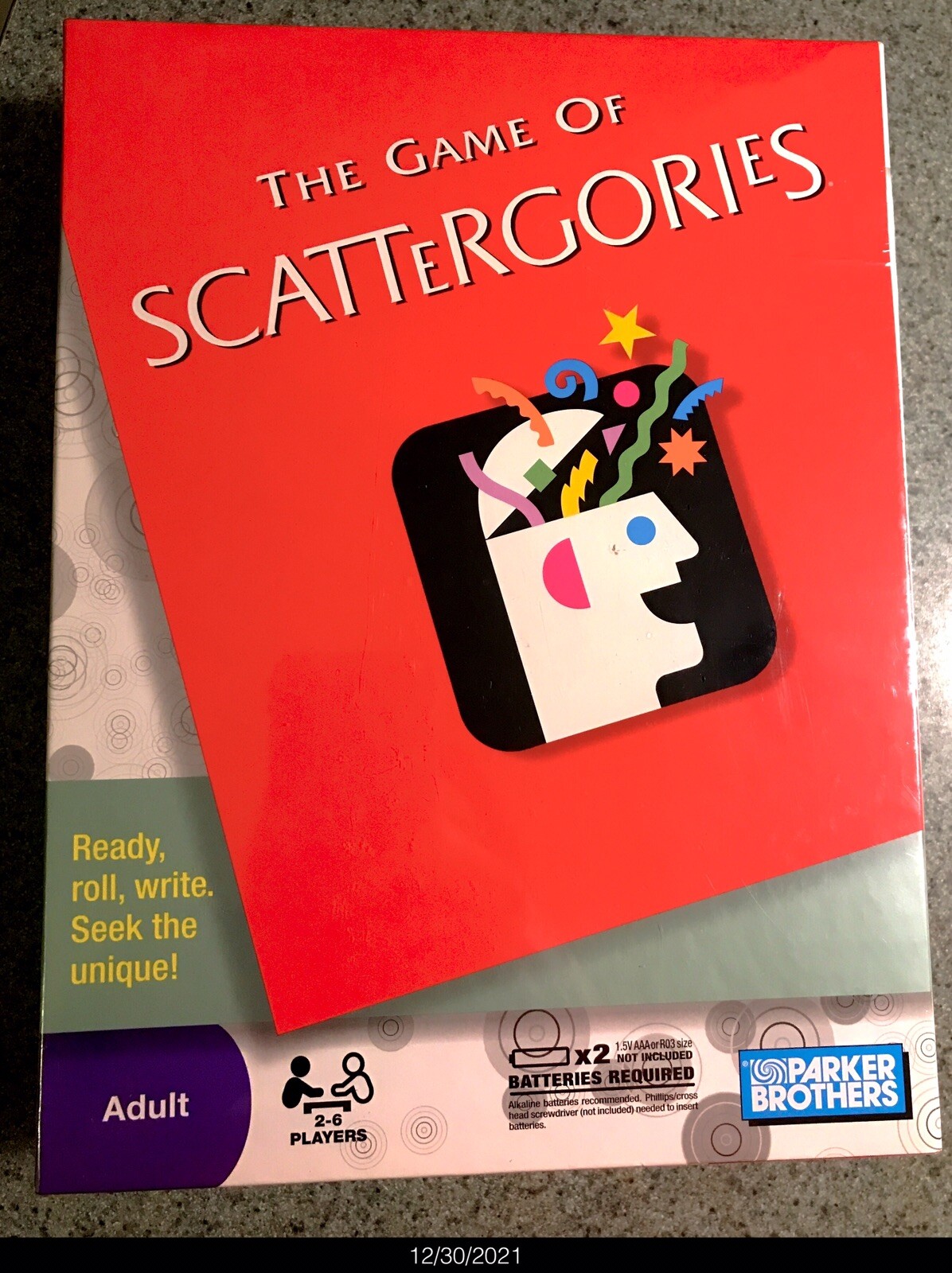 The Game of Scattergories (Parker Brothers) NEW Factory SEALED