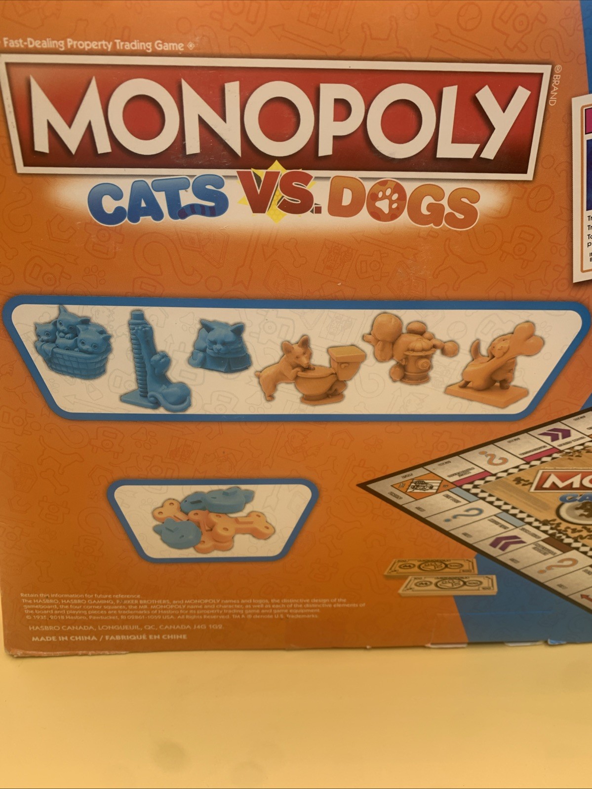Hasbro Monopoly Cats Vs. Dogs Board Game Limited Edition NEW In Sealed Box