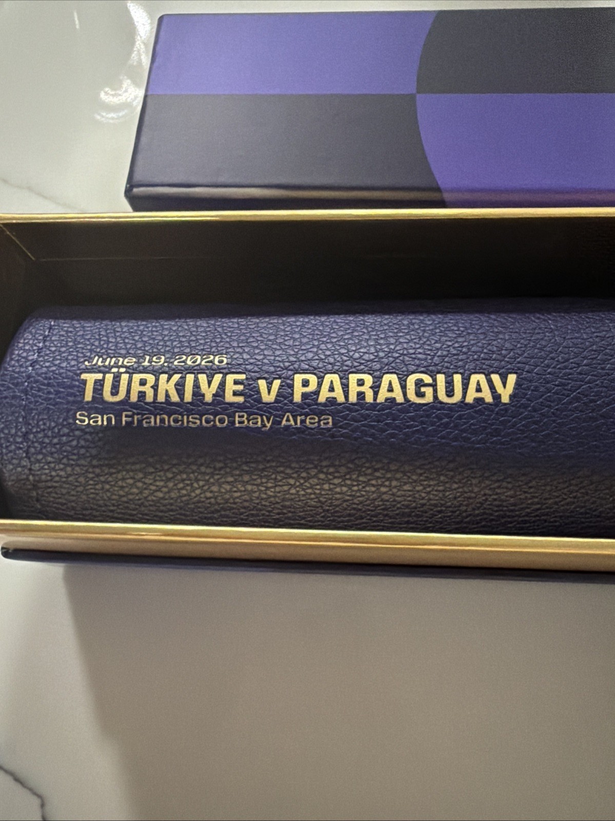 FIFA World Cup 2026 Turkiye V Paraguay Leather Backgammon Set NEW